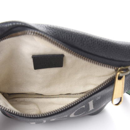 Gucci Grained Calfskin Small Logo Belt Bag Black 4 of 9