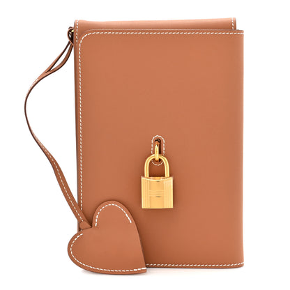 Hermes Swift Secret Notebook Cover Gold Chai Craie 1 of 10