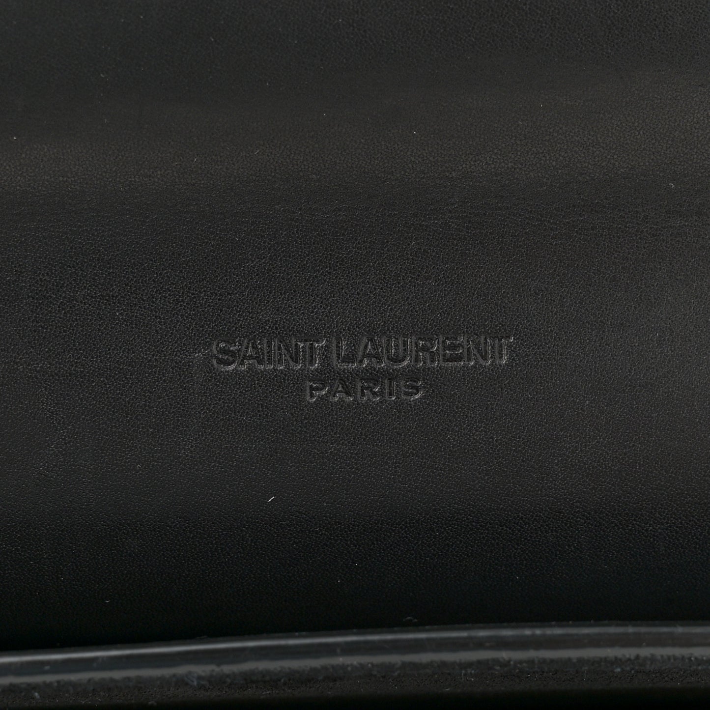Smooth Calfskin Monogram Medium Kaia Satchel Black