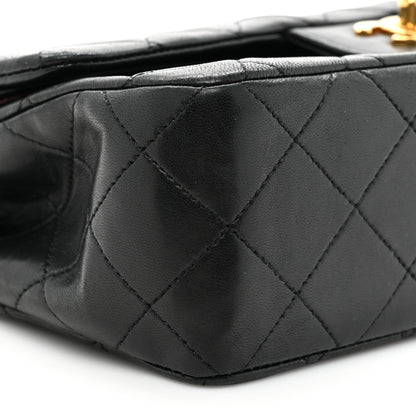 Chanel Lambskin Quilted Small Double Flap Black 9 of 18