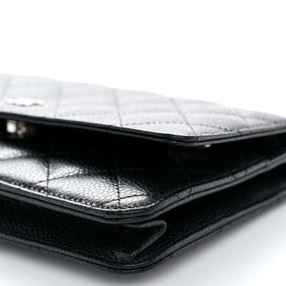 Chanel Caviar Quilted Wallet on Chain WOC Black 11 of 11