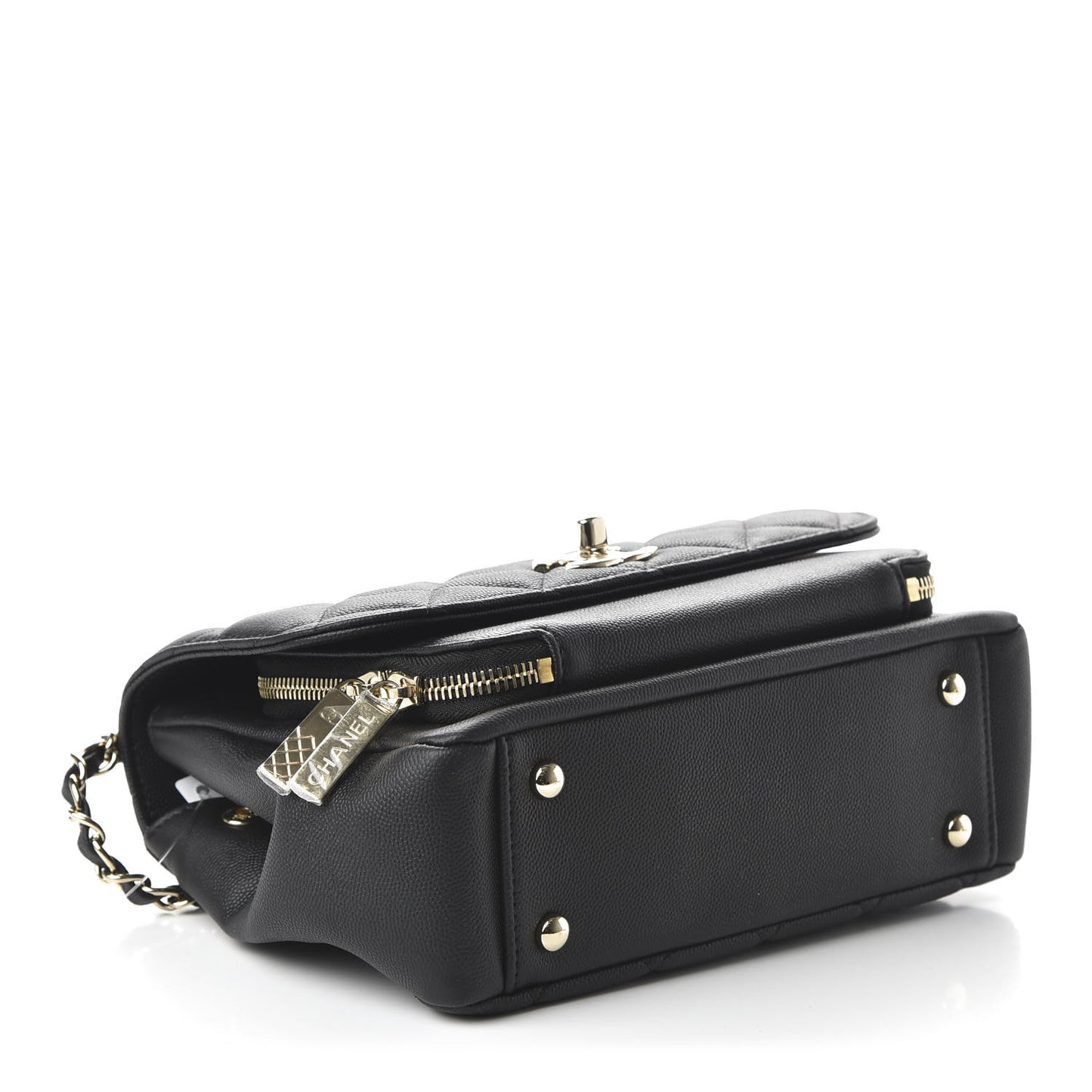 Caviar Quilted Medium Business Affinity Flap Black