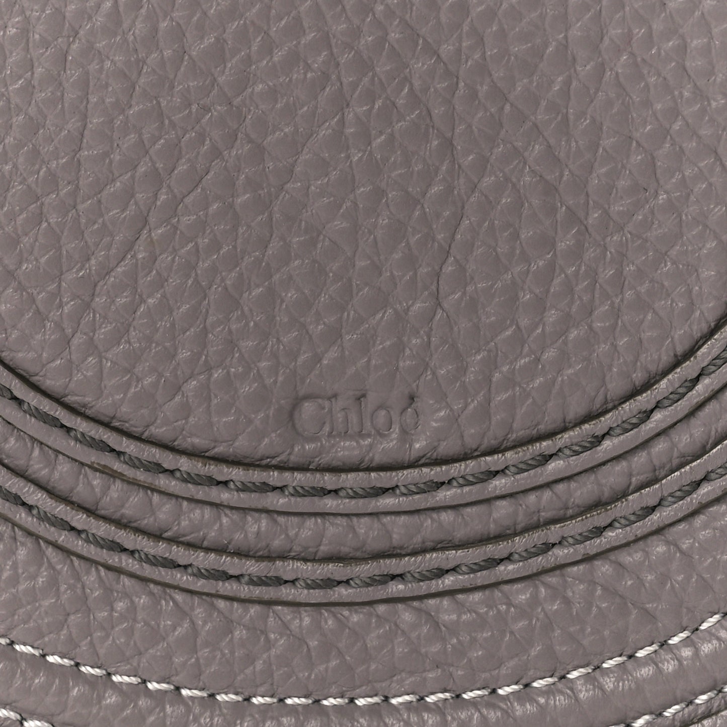 Calfskin Mini Marcie Round Crossbody Bag Cashmere Grey