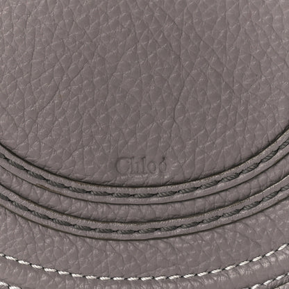 Chloe Calfskin Mini Marcie Round Crossbody Bag Cashmere Grey 9 of 12