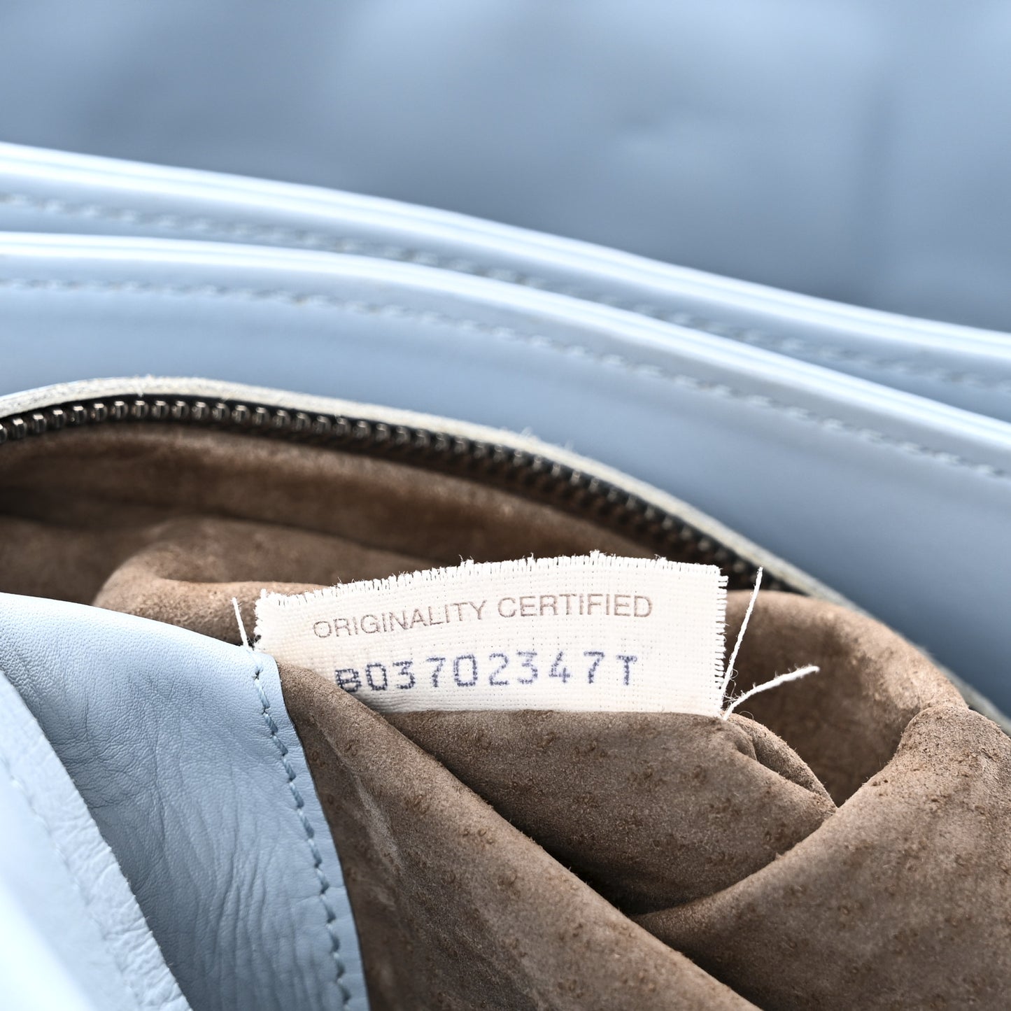 Nappa Intrecciato Small Roma Tote Topazio