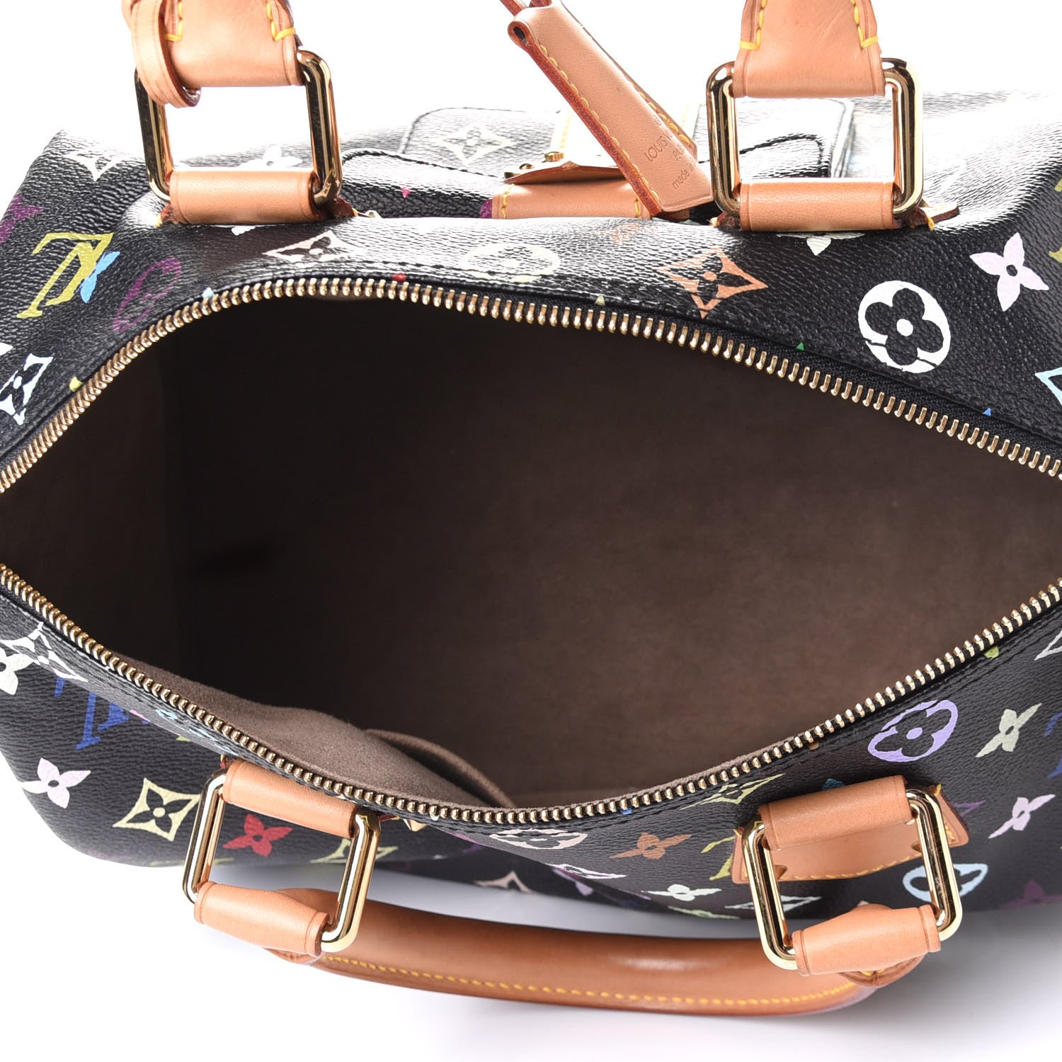 Louis Vuitton Monogram Multicolor Speedy 30 Black 4 of 5