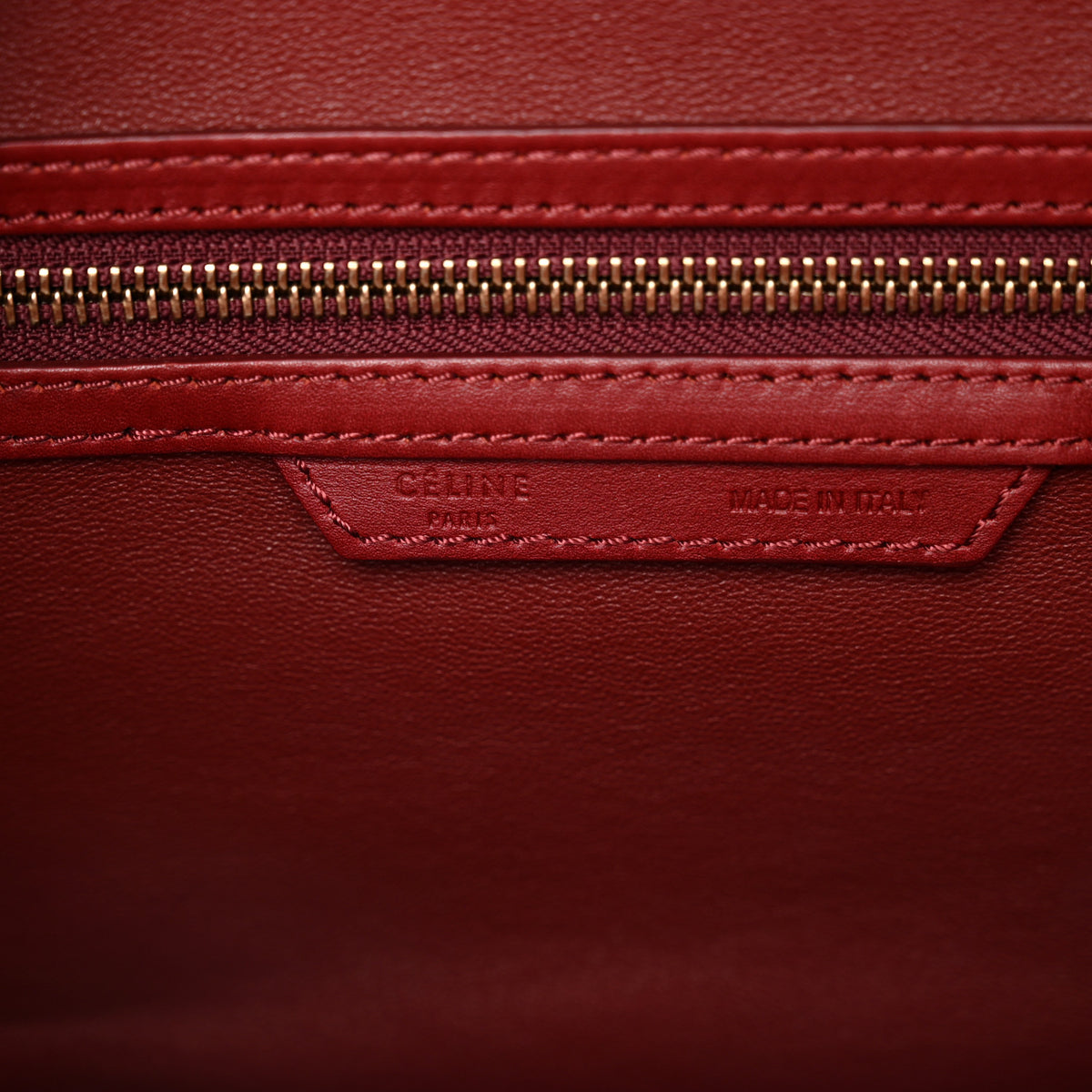 Smooth Calfskin Mini Luggage Red