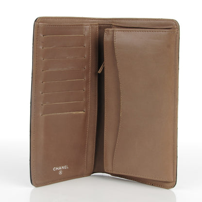 Chanel Lambskin Quilted Yen Wallet Black 8 of 9