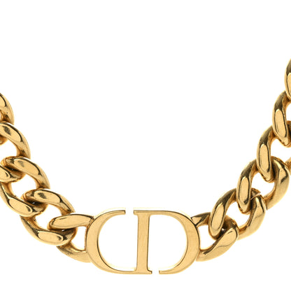 Christian Dior Metal 30 Montaigne Necklace Gold 4 of 5