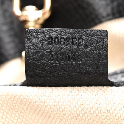 Gucci Pebbled Calfskin Medium Soho Chain Shoulder Bag Black 7 of 12