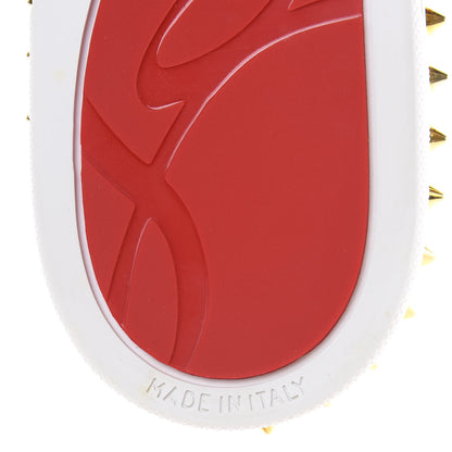 Christian Louboutin Patent Studded Womens Pik Boat Flat Loafers 36.5 Multicolor 8 of 9