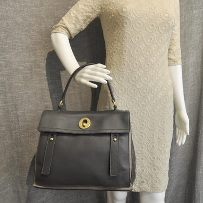 Saint Laurent Leather Medium Muse Two Grey 4 of 9