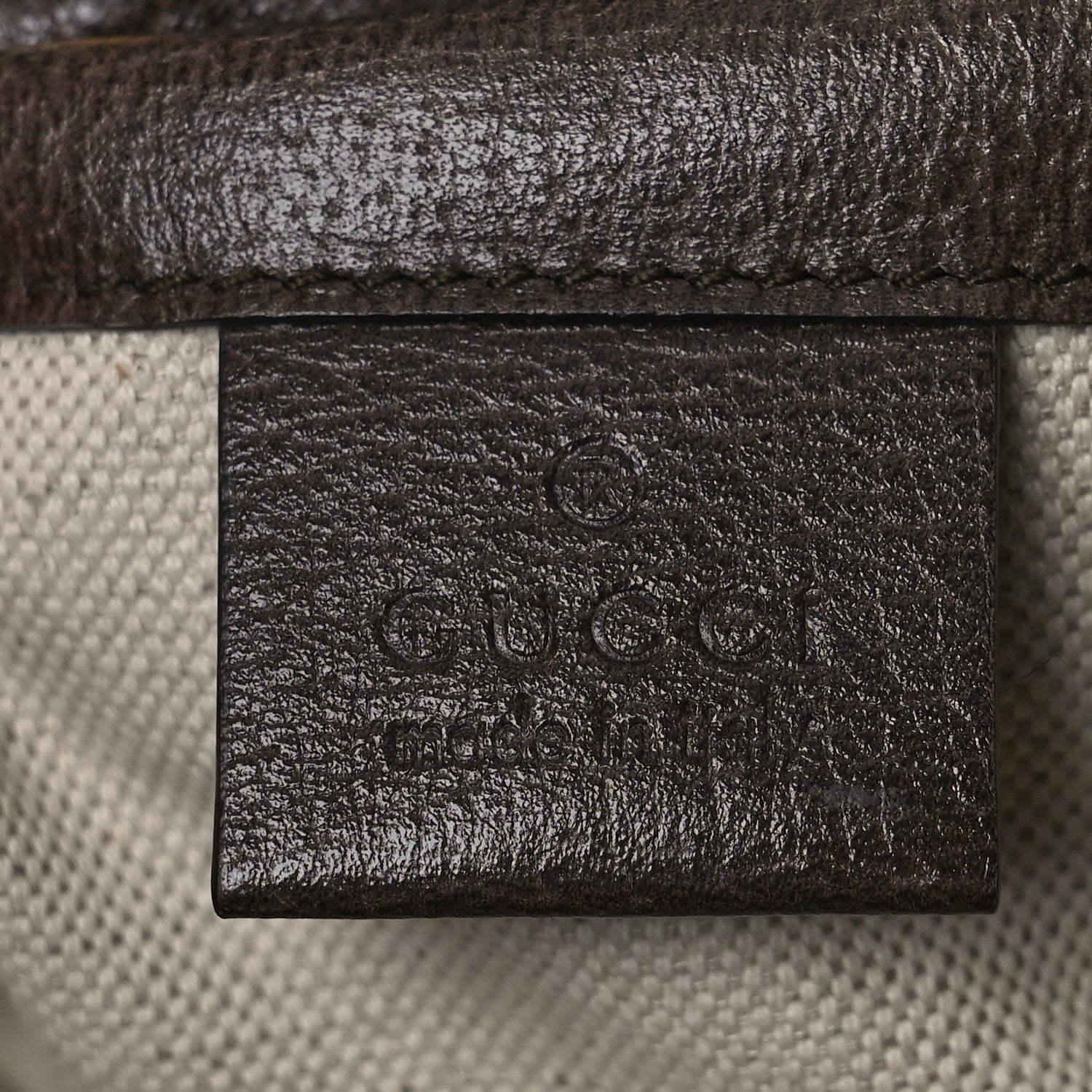 Gucci GG Supreme Monogram Web Ophidia Bucket Bag Brown 6 of 9