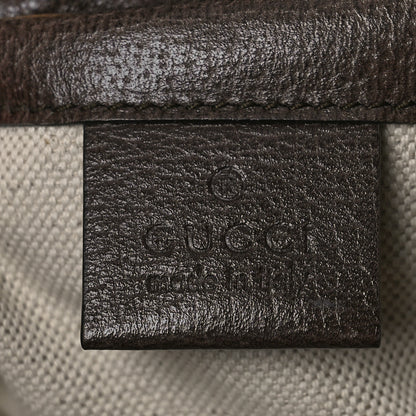 Gucci GG Supreme Monogram Web Ophidia Bucket Bag Brown 6 of 9