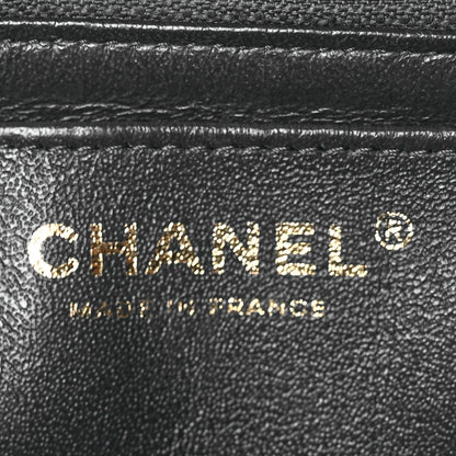 Chanel Metallic Caviar Quilted Mini Rectangular Flap Dark Grey 6 of 11