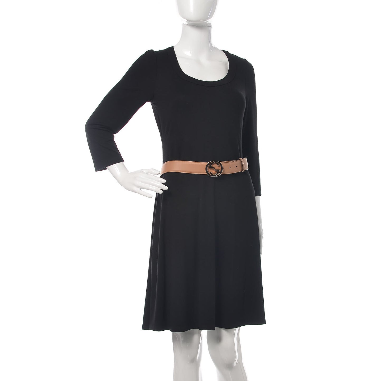 Calfskin Interlocking G 37mm Belt 105 42 Camelia