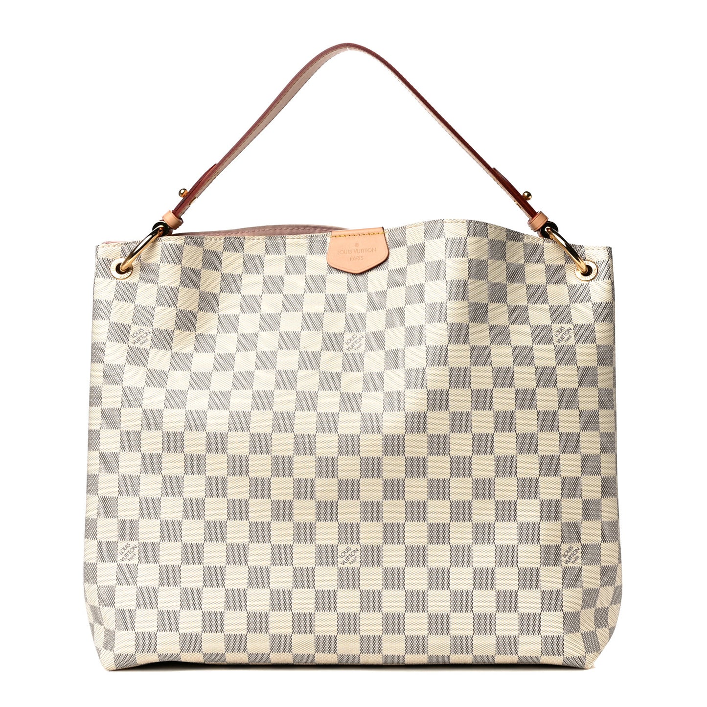 Damier Azur Graceful MM Rose Ballerine