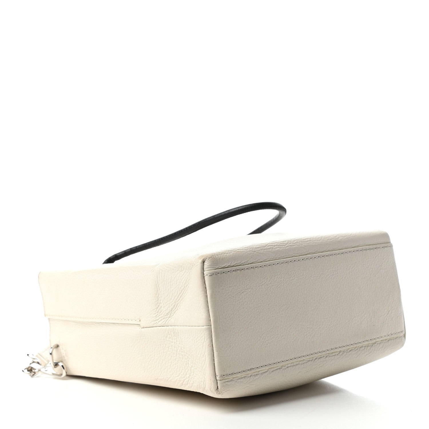 Balenciaga Calfskin Logo XXS Shopping Tote White 4 of 9