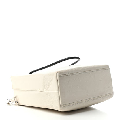 Balenciaga Calfskin Logo XXS Shopping Tote White 4 of 9