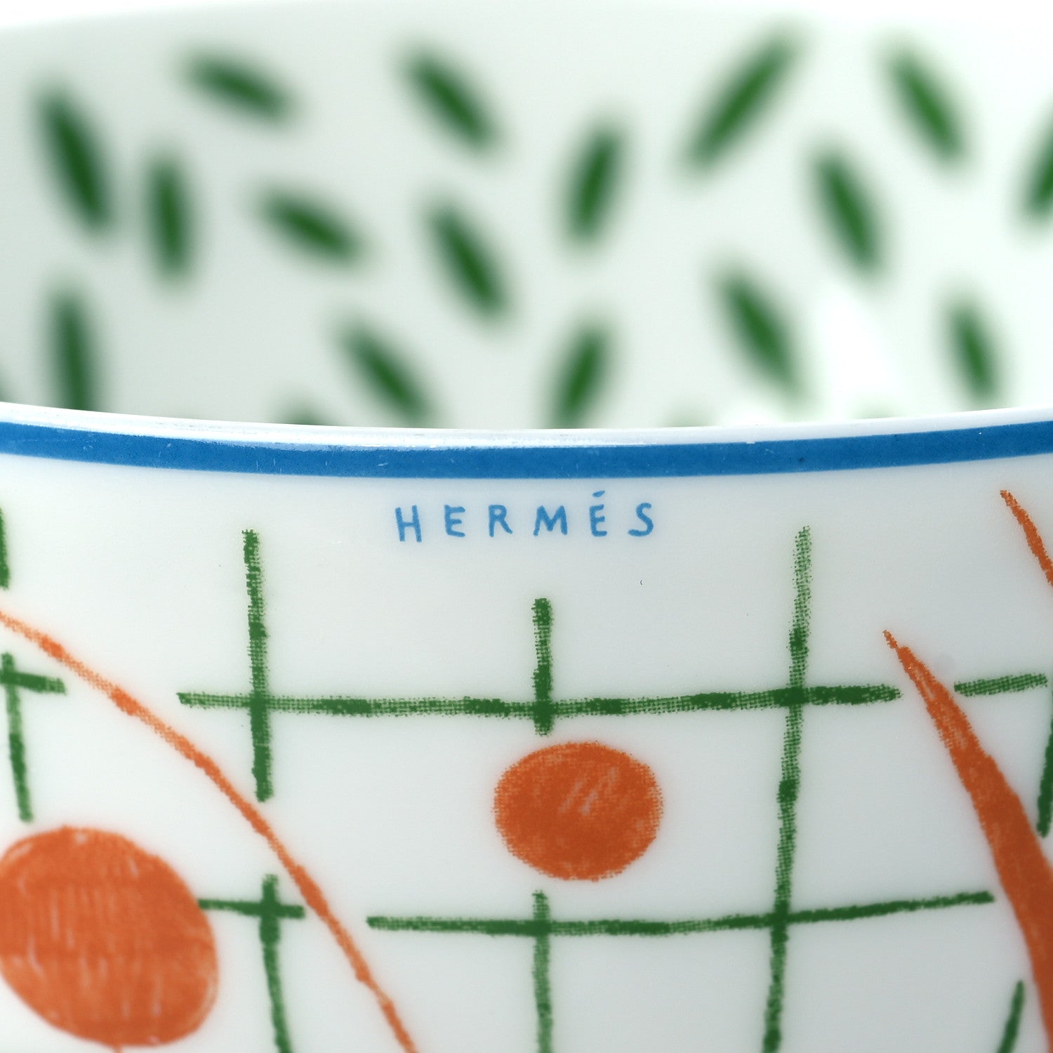 Hermes Porcelain A Walk In The Garden Bowl 5 of 6
