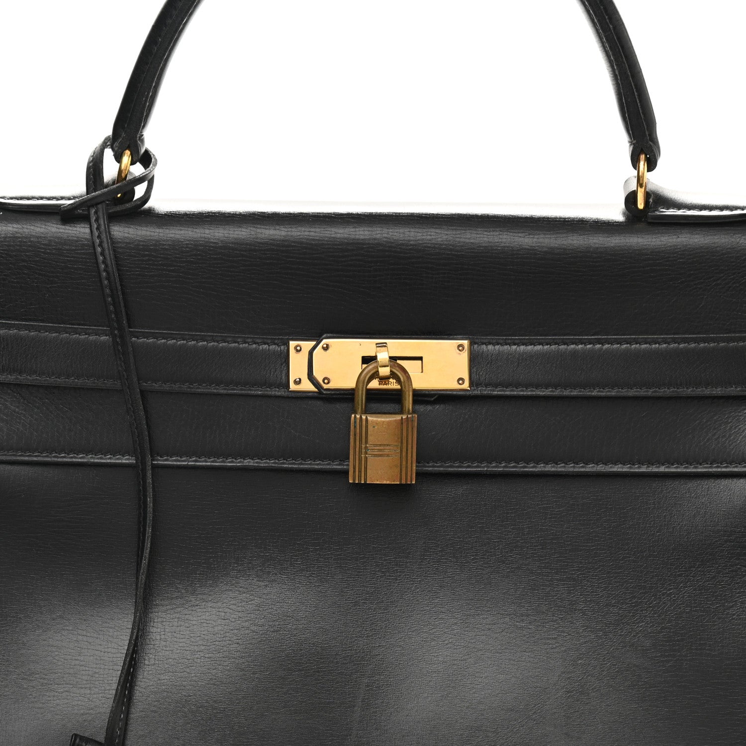 Hermes Box Kelly Retourne 32 Black 8 of 17