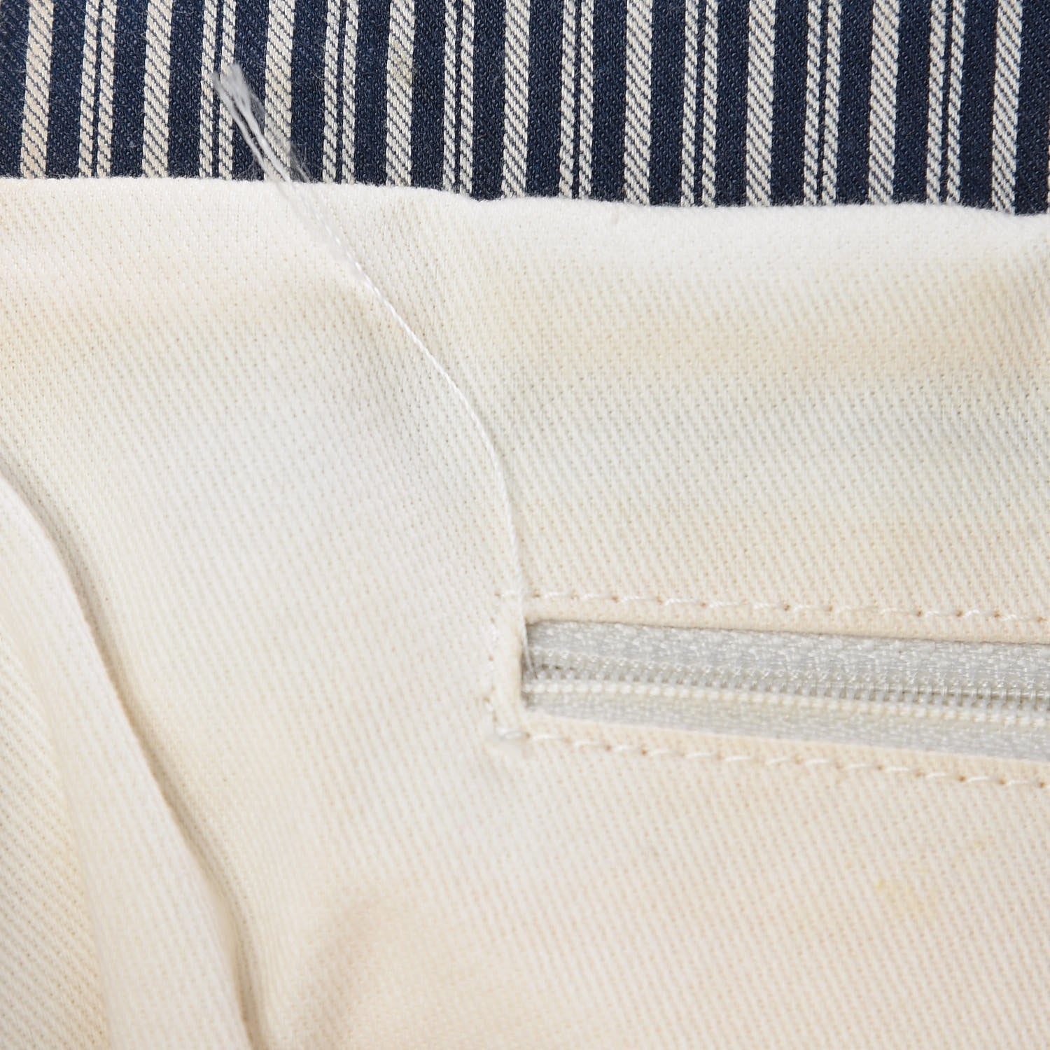 Chanel Canvas Sequin Stripe CC Tote Blue 9 of 22
