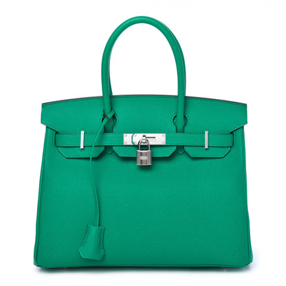 Hermes Epsom Birkin 30 Vert Jade 1 of 11