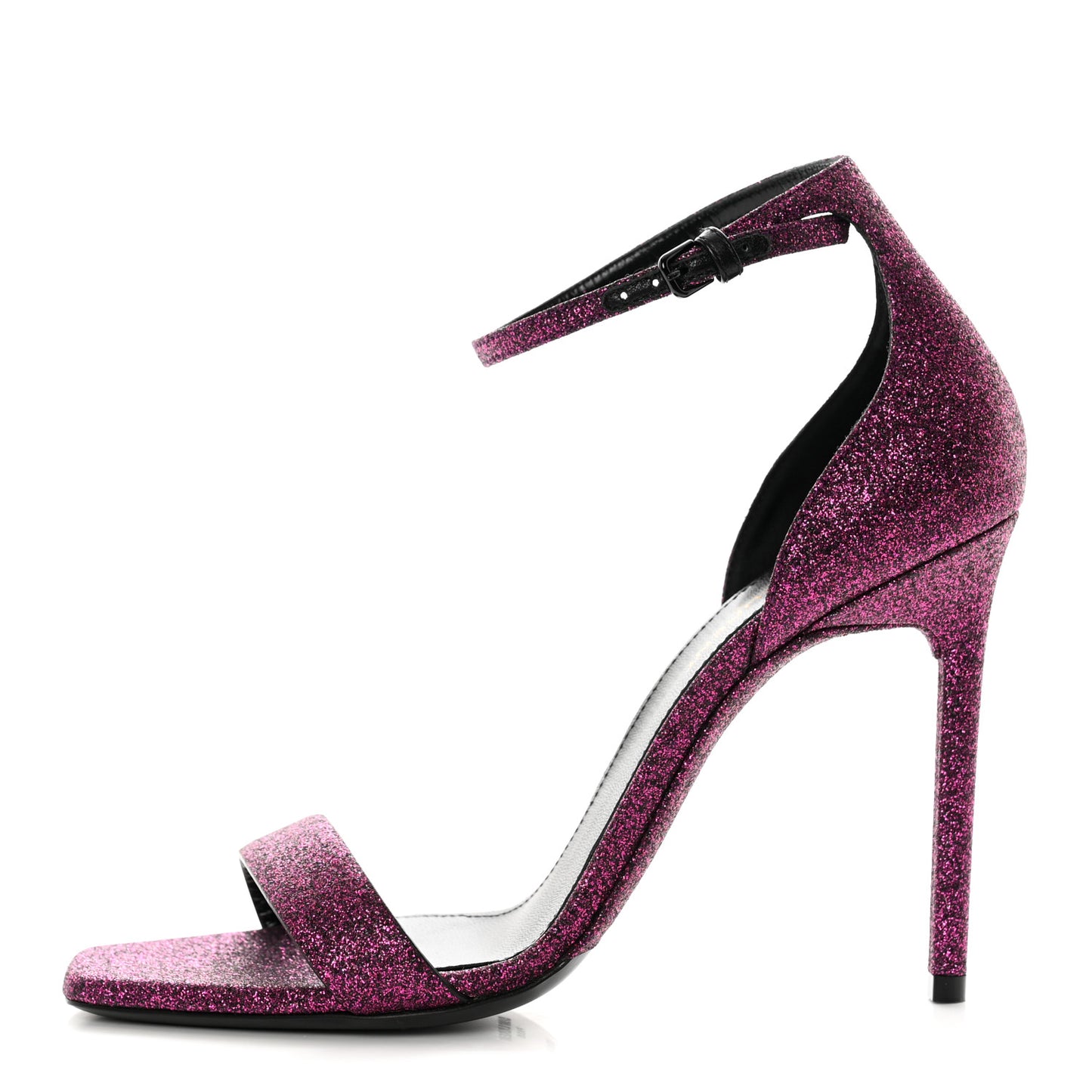 Glitter Amber 105 Ankle Strap Sandals 38.5 Fuchsia