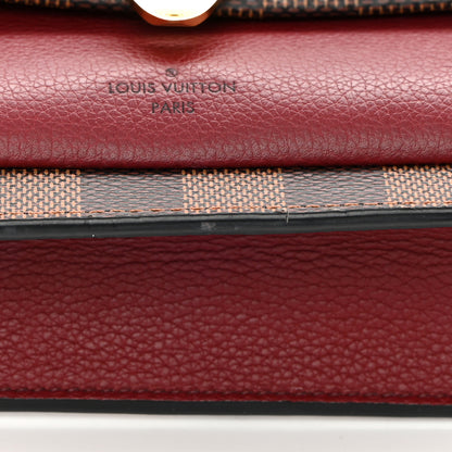 Louis Vuitton Damier Ebene Vavin Chain Wallet Red 13 of 14