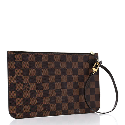 Louis Vuitton Damier Ebene Neverfull MM GM Pochette 3 of 16