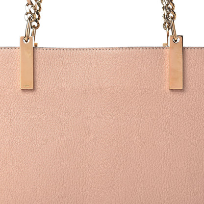 Chloe Calfskin Carey Tote Wet Sand 9 of 13