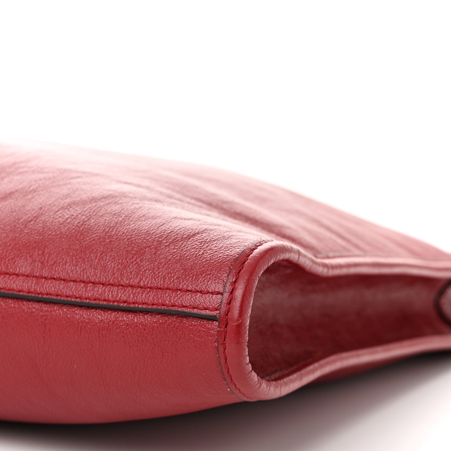 Calfskin Large Rajah Chain Tote Romantic Cherry