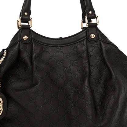 Gucci Guccissima Medium Sukey Tote Chocolate 7 of 10