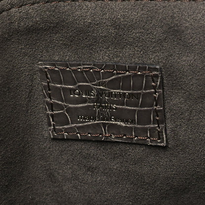 Louis Vuitton Monogram Snakeskin Alligator Monogramissime Pochette Gris 6 of 9