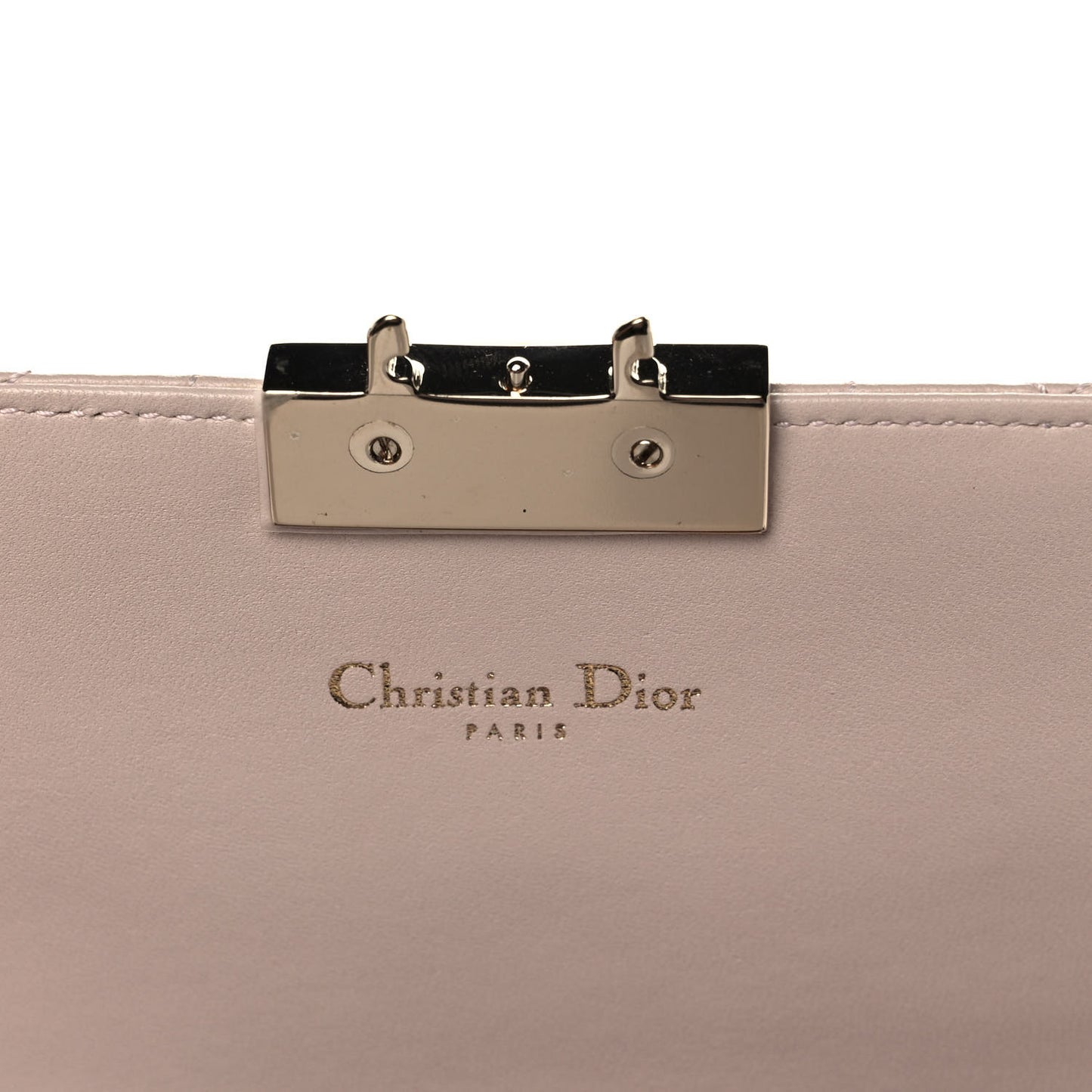 Lambskin Cannage Miss Dior Promenade Pouch Rose Poudre