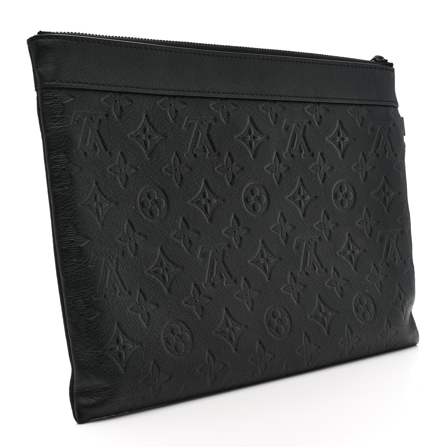 Louis Vuitton Monogram Shadow Pochette To-Go Black 3 of 10