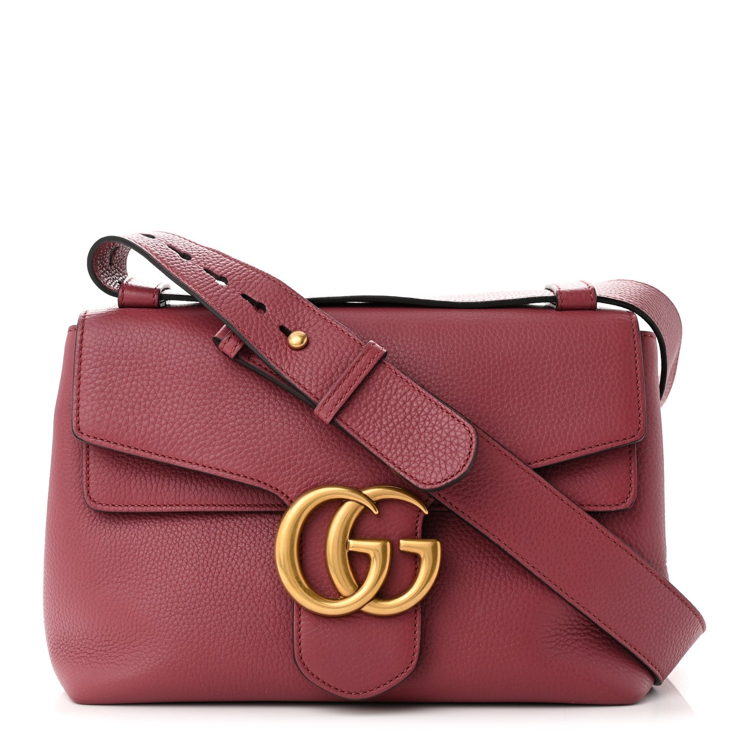Gucci Cellarius Calfskin GG Marmont Shoulder Bag Dry Rose 1 of 11