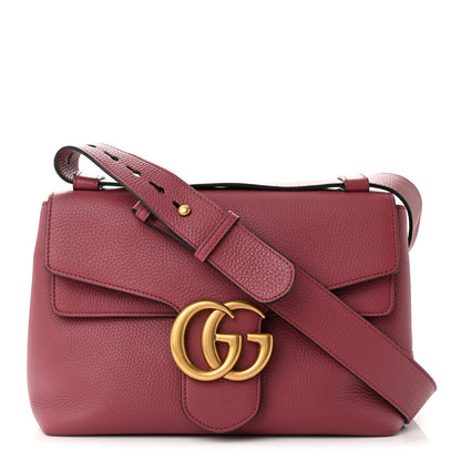 Gucci Cellarius Calfskin GG Marmont Shoulder Bag Dry Rose 1 of 11