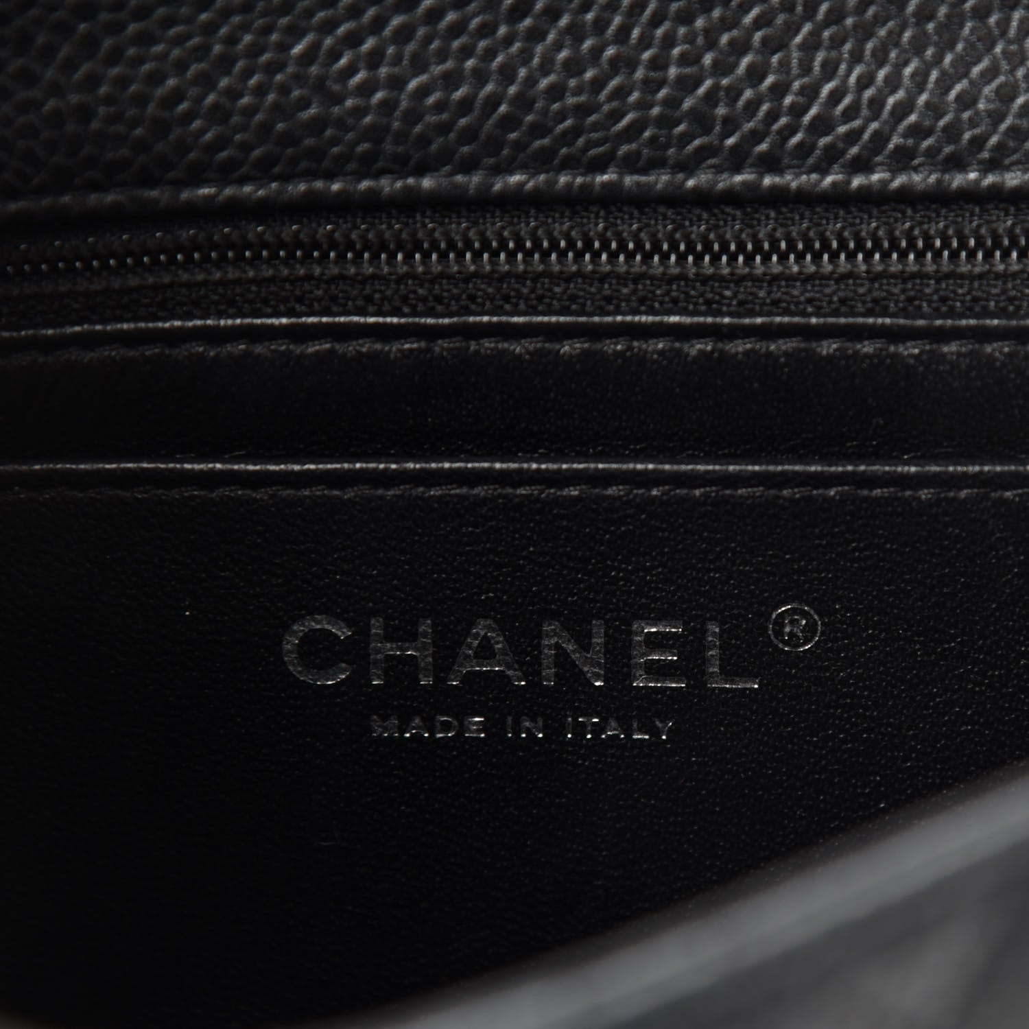 Chanel Caviar Quilted Mini Square Flap Black 8 of 11