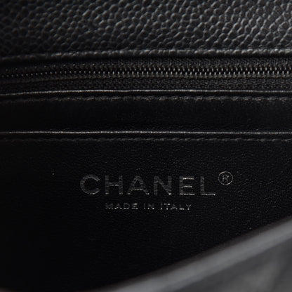 Chanel Caviar Quilted Mini Square Flap Black 8 of 11