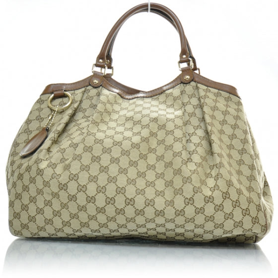Gucci Monogram Large Sukey Brown 1 of 9