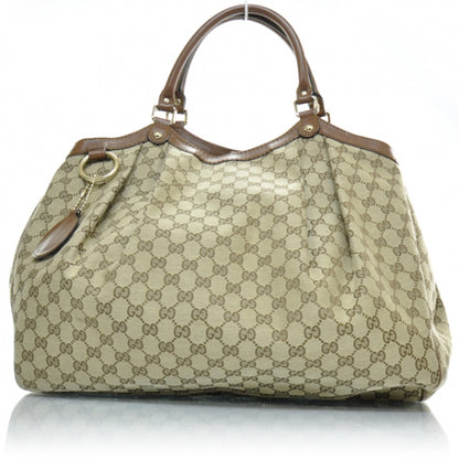 Gucci Monogram Large Sukey Brown 1 of 9
