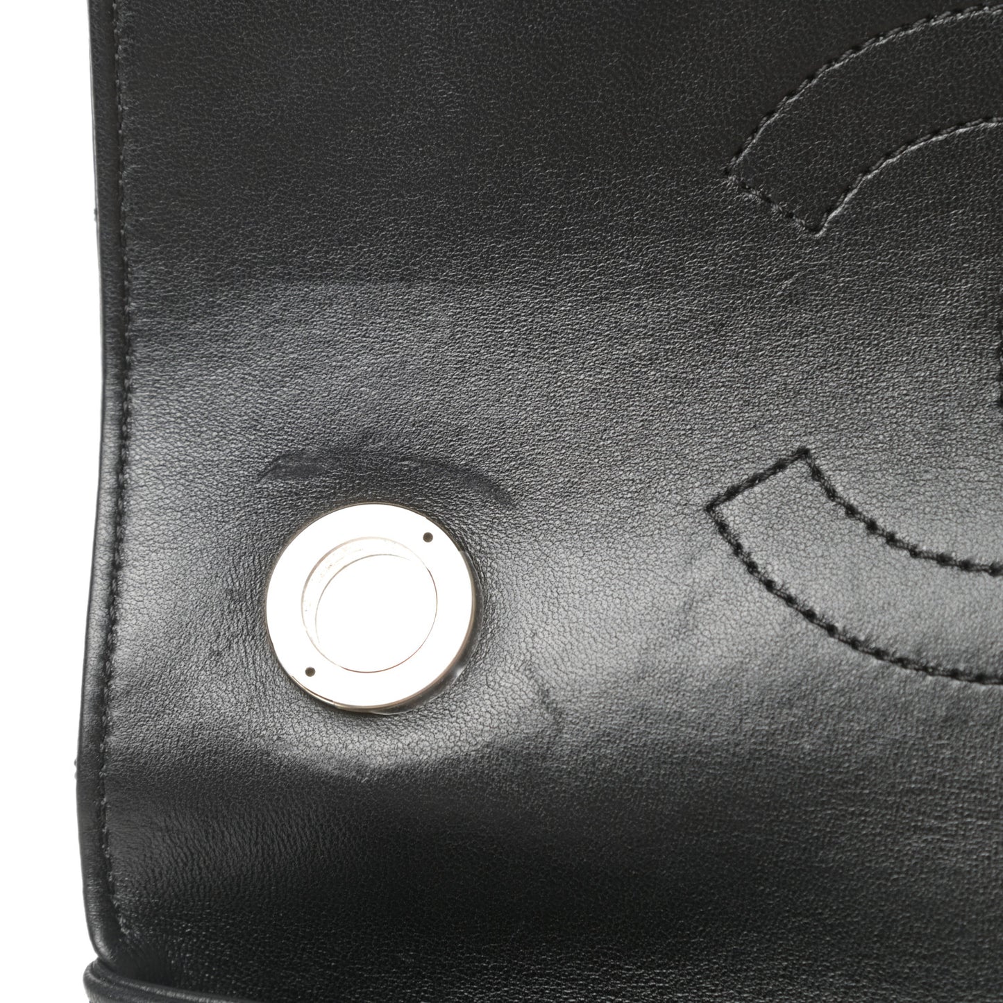 Lambskin Quilted Small Trendy CC Dual Handle Flap Bag Black