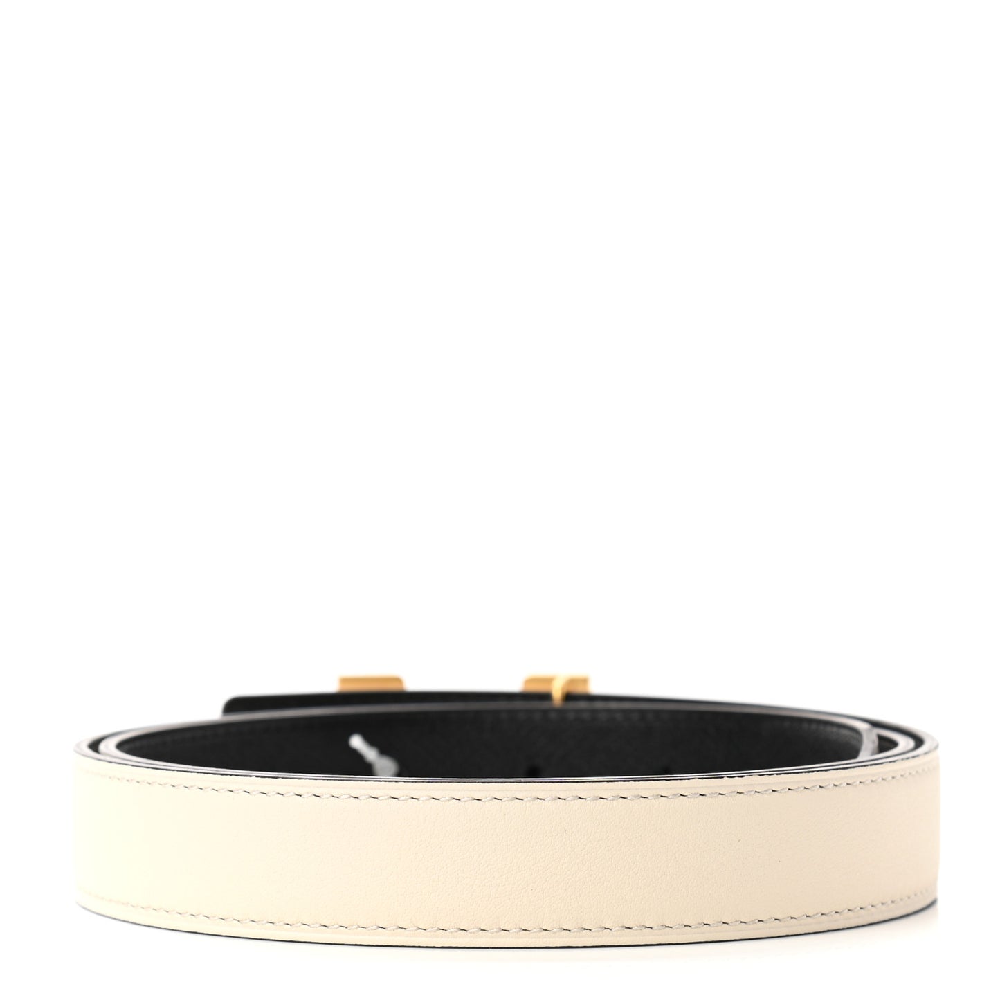 Swift Epsom 24mm Mini Constance Guilloche H Belt 85 Black Nata