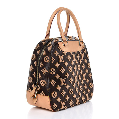 Louis Vuitton Monogram Tuffetage Deauville Cube Caramel 3 of 7