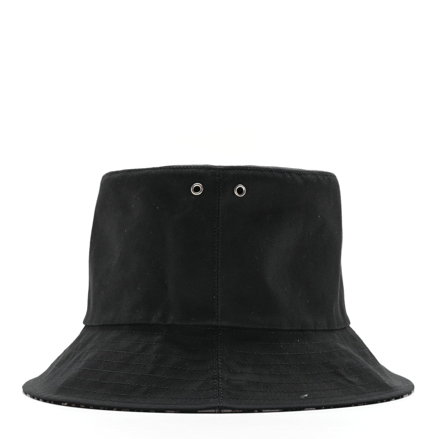 Christian Dior Oblique Reversible Teddy-D Brim Bucket Hat 57 Black 6 of 16