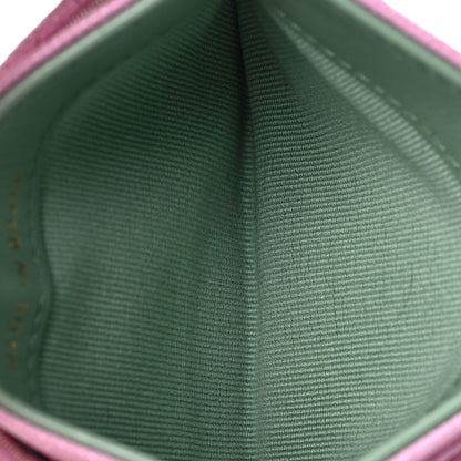 Chanel Caviar Metal Perforated Quilted Card Holder Lilas 5 of 7