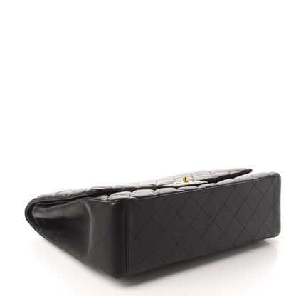 Chanel Lambskin Quilted Maxi Double Flap Black 4 of 12