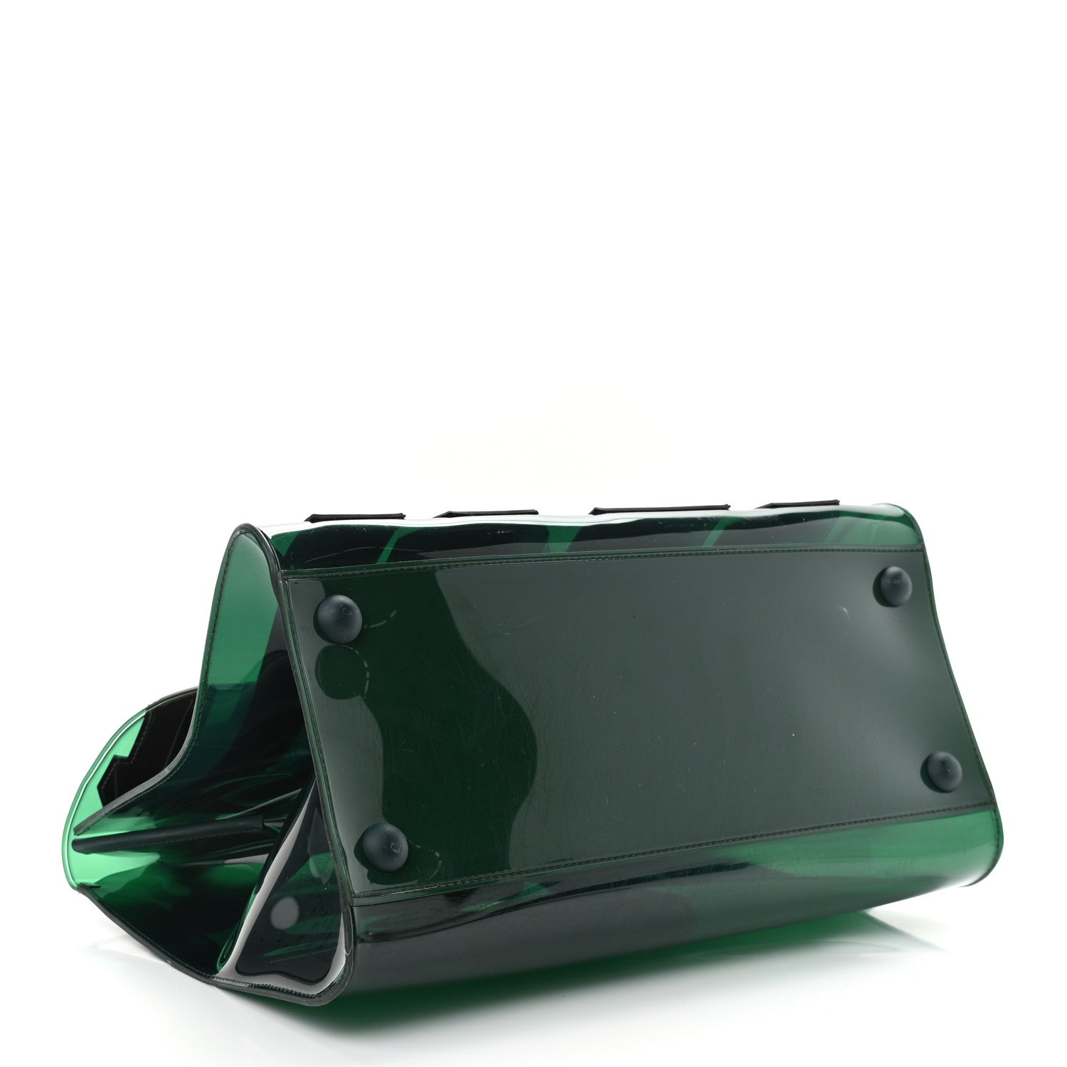 Delvaux PVC The Hero 1829 Brillant Satchel Vert 4 of 9