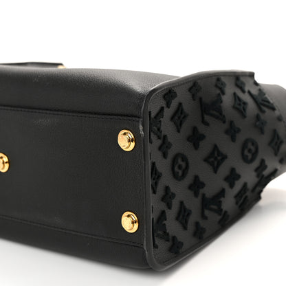 Louis Vuitton Calfskin Monogram Tufting On My Side Black 10 of 10